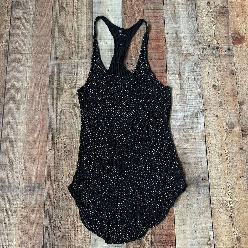 Joes Jeans Women’s Size M Black Rivet Accents Racerback Tank Top